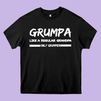 Grumpa Heavy Core Tee Designed By Bettercallsaul