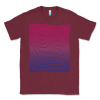 Burgundy Bisexual Pride Subtle Bi Classic Tee - longCreatives