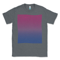 Charcoal Heather Bisexual Pride Subtle Bi Classic Tee - longCreatives