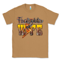 Toasted Coconut Firefighter wife lightning bolt Classic Tee - HowdyJamesFarm