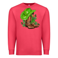 Cardinal green  cowgirl and roses Premium Sweatshirt - AdoDesignShop