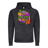 Vintage Black let the good times roll olivia Vintage Hoodie - OliviaCreatesArt