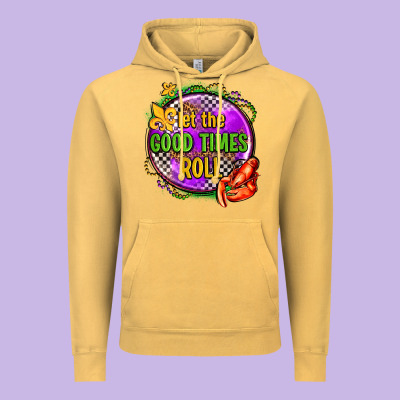 Let The Good Times Roll Olivia Vintage Hoodie Designed By Oliviacreatesart