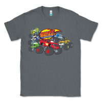 Charcoal Heather Blaze and the Monster Machines and Friends Classic Tee - longCreatives