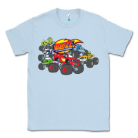 Dusty Blue Blaze and the Monster Machines and Friends Classic Tee - longCreatives