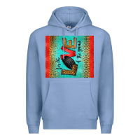 Colony Blue for the love of the game ice hockey Premium Hoodie - Jasminsmagicworld