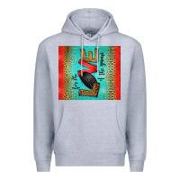 Heather Grey for the love of the game ice hockey Premium Hoodie - Jasminsmagicworld