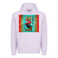 Lilac for the love of the game ice hockey Premium Hoodie - Jasminsmagicworld