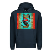 Navy for the love of the game ice hockey Premium Hoodie - Jasminsmagicworld