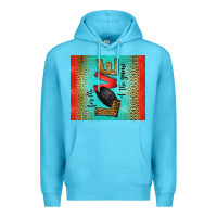 Ocean Blue for the love of the game ice hockey Premium Hoodie - Jasminsmagicworld