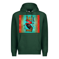 Sports Green for the love of the game ice hockey Premium Hoodie - Jasminsmagicworld