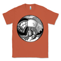 Copper M.C. Escher Spherical Self Portrait Classic Tee - longCreatives