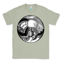 Matcha M.C. Escher Spherical Self Portrait Classic Tee - longCreatives