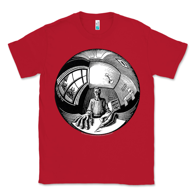 M.c. Escher Spherical Self Portrait Classic Tee by longCreatives | Teevron