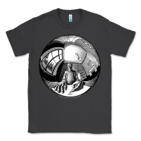 Smoke M.C. Escher Spherical Self Portrait Classic Tee - longCreatives