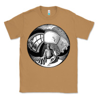 Toasted Coconut M.C. Escher Spherical Self Portrait Classic Tee - longCreatives