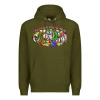 Army Green my favorite platers call me grandma baseball Premium Hoodie - CowhideDigitalArt