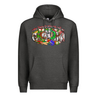 Charcoal Heather my favorite platers call me grandma baseball Premium Hoodie - CowhideDigitalArt