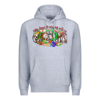 Heather Grey my favorite platers call me grandma baseball Premium Hoodie - CowhideDigitalArt