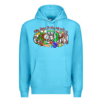 Ocean Blue my favorite platers call me grandma baseball Premium Hoodie - CowhideDigitalArt