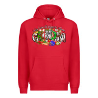 Red my favorite platers call me grandma baseball Premium Hoodie - CowhideDigitalArt