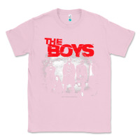 Bubblegum Pink The Boys Graffiti Group Photo Classic Tee - longCreatives