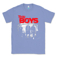 Colony Blue The Boys Graffiti Group Photo Classic Tee - longCreatives