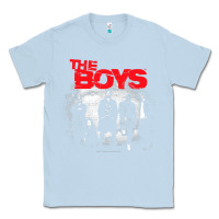 Dusty Blue The Boys Graffiti Group Photo Classic Tee - longCreatives