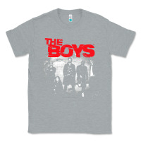 Heather Grey The Boys Graffiti Group Photo Classic Tee - longCreatives