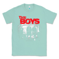 Seafoam The Boys Graffiti Group Photo Classic Tee - longCreatives