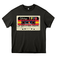 Asphalt vintage 1990 60th birthday cassette 30 years old 60 years Heavy Core Tee - Bettercallsaul