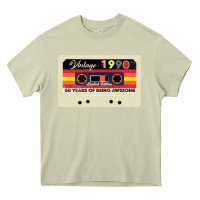 Mossy vintage 1990 60th birthday cassette 30 years old 60 years Heavy Core Tee - Bettercallsaul