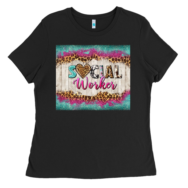 Western Social Worker Tumbler Tbs (1) Ladies Tee by TumblerDesignByShophia | Teevron
