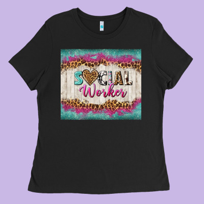 Western Social Worker Tumbler Tbs (1) Ladies Tee Designed By Tumblerdesignbyshophia