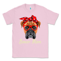 Bubblegum Pink Boxer Mom Dogs  Mothers Day Dog Lovers Gifts For Women Classic Tee - longCreatives