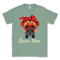 Sage Boxer Mom Dogs  Mothers Day Dog Lovers Gifts For Women Classic Tee - longCreatives