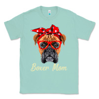 Seafoam Boxer Mom Dogs  Mothers Day Dog Lovers Gifts For Women Classic Tee - longCreatives