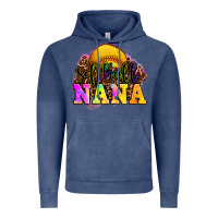 Vintage Denim softball nana Vintage Hoodie - OliviaCreatesArt
