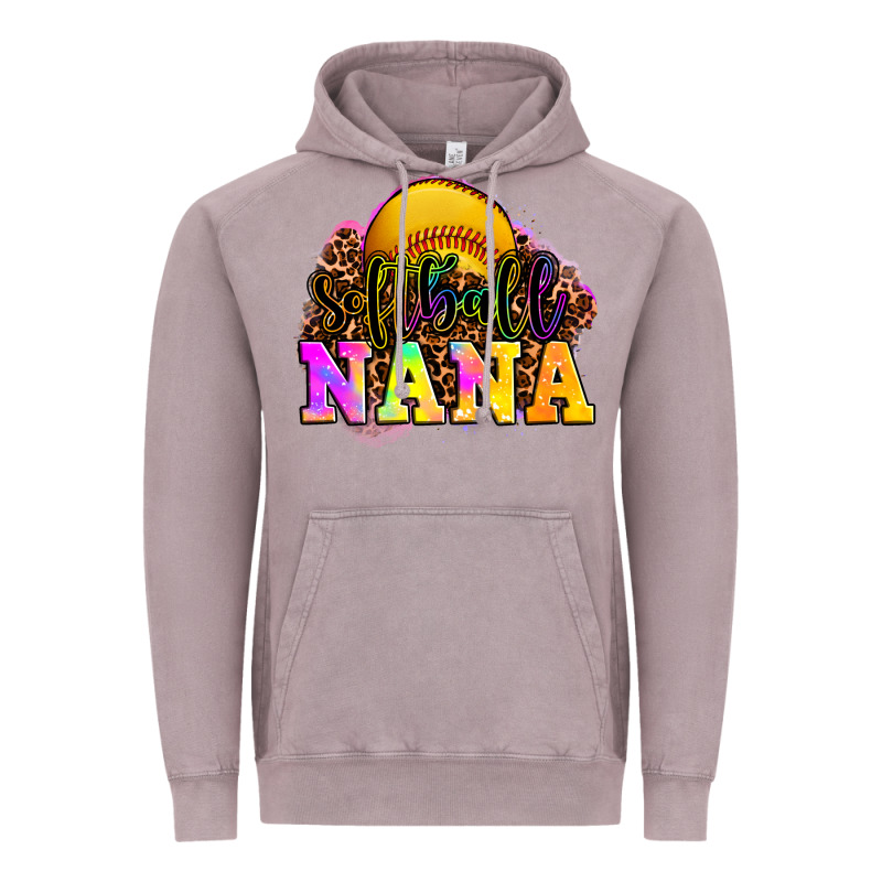 Softball Nana Vintage Hoodie by OliviaCreatesArt | Teevron
