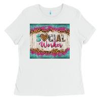 White western social worker tumbler tbs (1) Ladies Tee - TumblerDesignByShophia