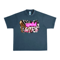 Midnight Navy Spoiled wife Mother's Day Urban Heavy Tee - HowdyJamesFarm