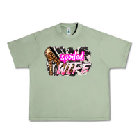 Oil Green Spoiled wife Mother's Day Urban Heavy Tee - HowdyJamesFarm
