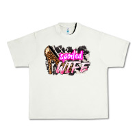 Pistachio Spoiled wife Mother's Day Urban Heavy Tee - HowdyJamesFarm