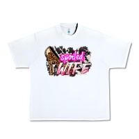 White Spoiled wife Mother's Day Urban Heavy Tee - HowdyJamesFarm