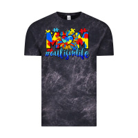 Cloud Black Mom Autism life Vintage Tee - CowGirlArtShop