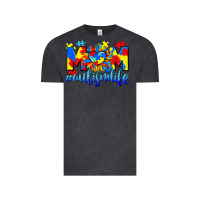 Vintage Black Mom Autism life Vintage Tee - CowGirlArtShop