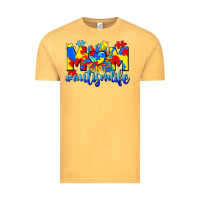 Vintage Mustard Mom Autism life Vintage Tee - CowGirlArtShop