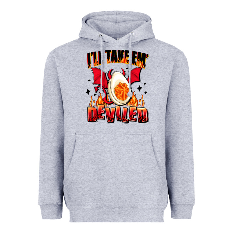 I Will Take Em Deviled Heavyweight Hoodie by AdoDesignShop | Teevron