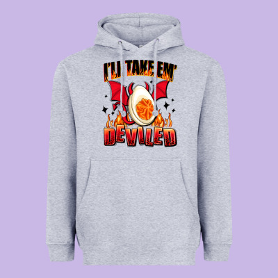 I Will Take Em Deviled Heavyweight Hoodie Designed By Adodesignshop