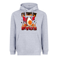 Heather Grey i will take em deviled Heavyweight Hoodie - AdoDesignShop